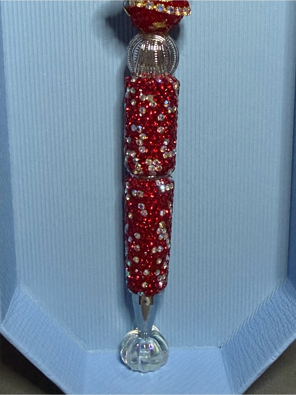 Handmade Rhinestone Beaded Pen - Picture 3 of 3